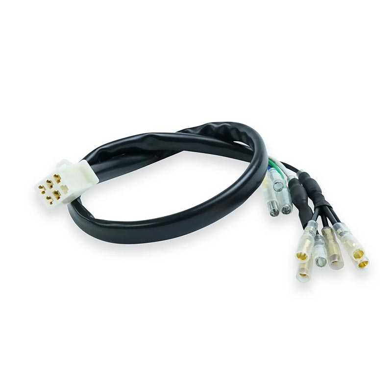 Adaptateur de cablage de feu et clignotant Royal Enfield 650 Bonvent. Blackpines.fr