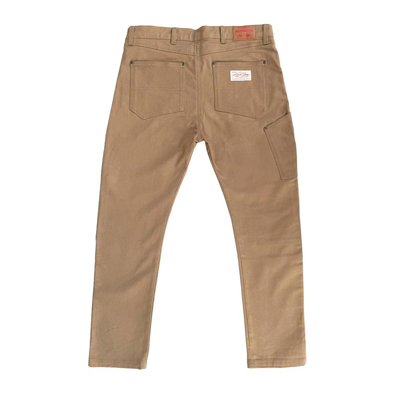 Pantalon moto Age of Glory SERVICE PANT khaki homologué CE AA.