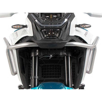 Crash bars reservoir argent Hepco Becker pour CFMOTO 450 MT. Blackpines.fr