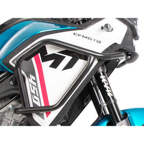 Crash bars reservoir moto noir CFMOTO 450MT Hepco & Becker. Blackpines.fr