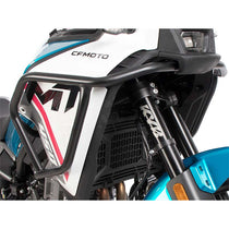 Crash bars reservoir moto noir CFMOTO 450MT Hepco & Becker. Blackpines.fr