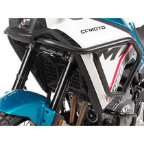 Crash bars reservoir moto noir CFMOTO 450MT Hepco & Becker. Blackpines.fr