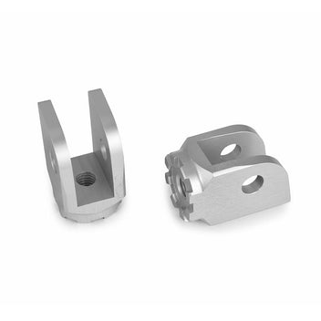 Articulations pour systeme repose-pieds Wunderlich Vario EVO1 sur Ducati. Blackpines.fr