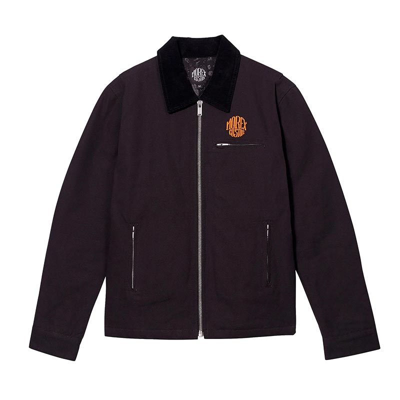 Blouson Harrington worker noir ATAR Morex Custom.
