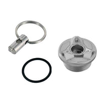 Bouchon huile securite Wunderlich argent pour moto BMW. 