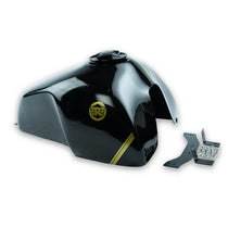 Cache réservoir Bonvent Motorbikes pour Interceptor et Bear 650 Royal Enfield peint en noir.