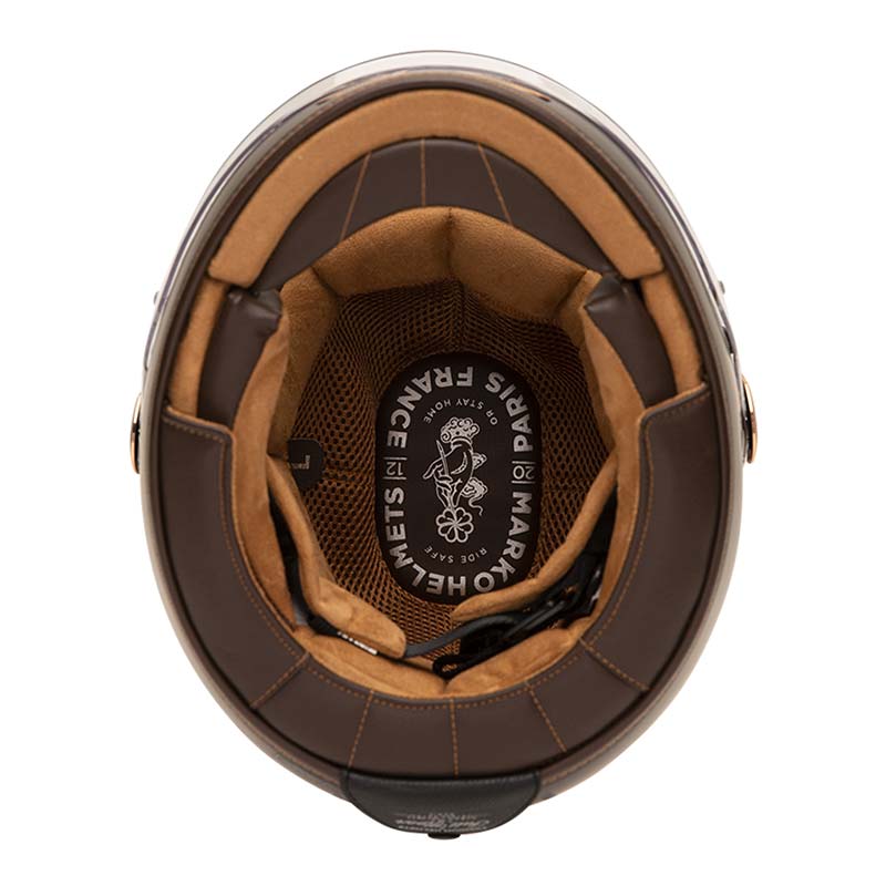 Casque moto integral Full Moon 2 noir mat de Marko Helmets. Blackpines.fr