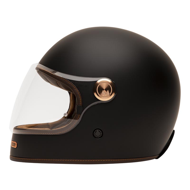 Casque moto integral Full Moon 2 noir mat de Marko Helmets. Blackpines.fr
