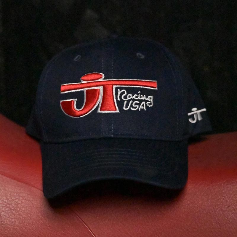 Casquette JT RACING USA Navy Red.