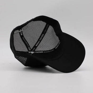 Casquette noire trucker Morex Custom Origine.