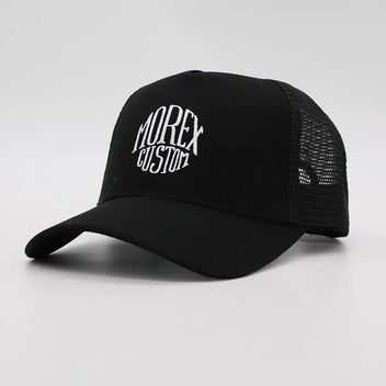 Casquette noire trucker Morex Custom Origine.
