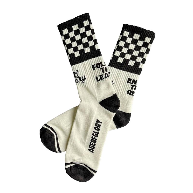Chaussettes homme a damier Checker Age of Glory. Blackpines.fr