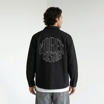 Chemise noire coton homme Morex Custom ROAD.