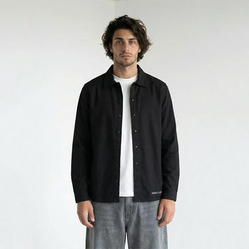 Chemise noire coton homme Morex Custom ROAD.