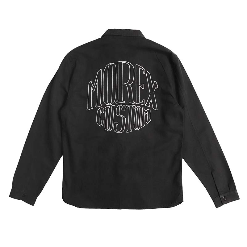 Chemise noire coton homme Morex Custom ROAD.