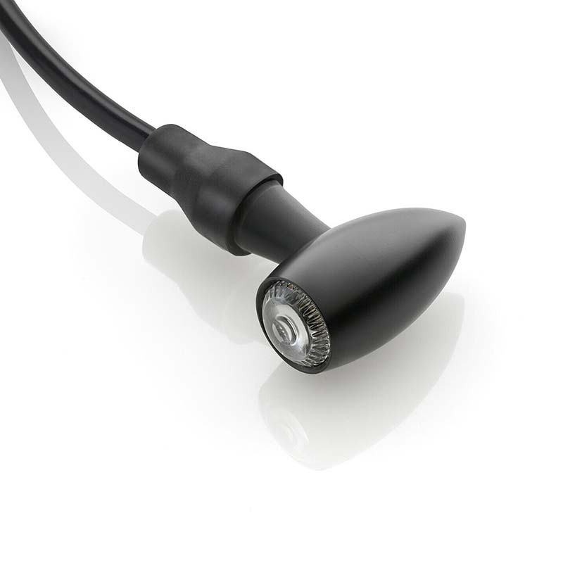 Clignotant moto CLUB S Rrizoma noir FR155B. Blackpines.fr