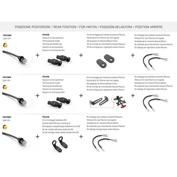 Paire de clignotants Light Unit fr070bm Rizoma. Blackpines.fr