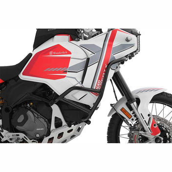 Crash bar noir Wunderlich pour Ducati DesertX Offroad. Blackpines.fr