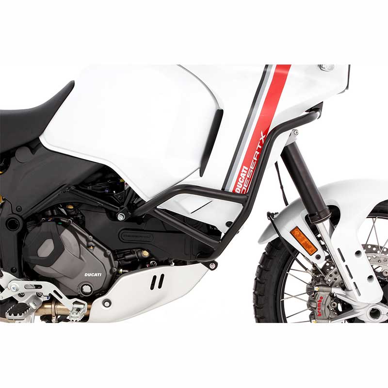Crash bar noir Wunderlich pour Ducati DesertX standard. Blackpines.fr