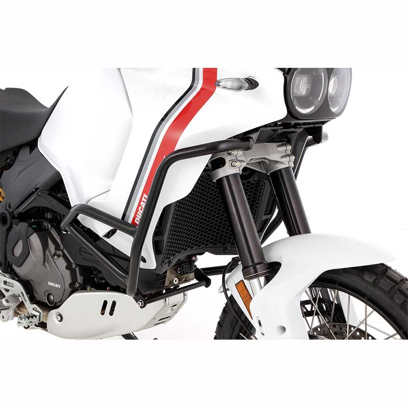 Crash bar noir Wunderlich pour Ducati DesertX standard. Blackpines.fr