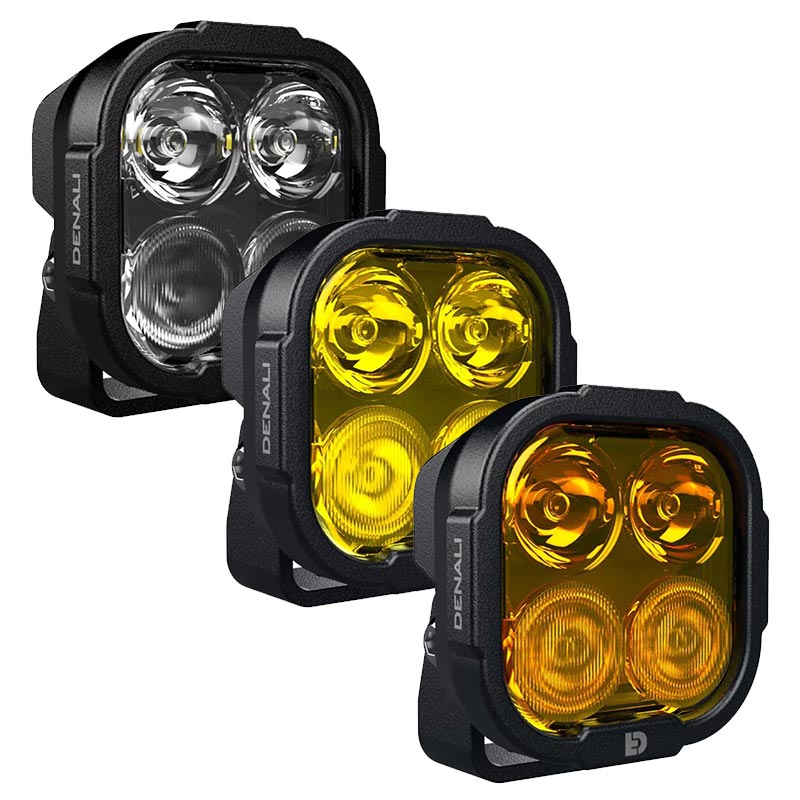 feux additionnels moto LED Denali DL4. Blackpines.fr