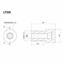 Kit de montage LP300B Rizoma. Blackpines.fr