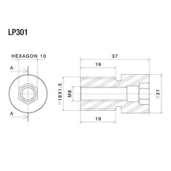 Kit de montage Proguard System LP301B Rizoma. Blackpines.fr