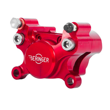 Etrier moto 2 pistons gamme Classic Beringer 2ap12 rouge. Blackpines.fr
