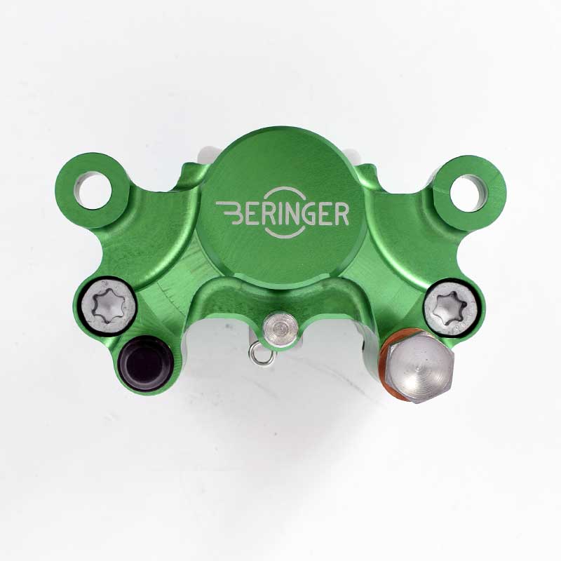 Etrier vert 2 pistons Ø27mm gamme 2D1 Beringer. Blackpines.fr