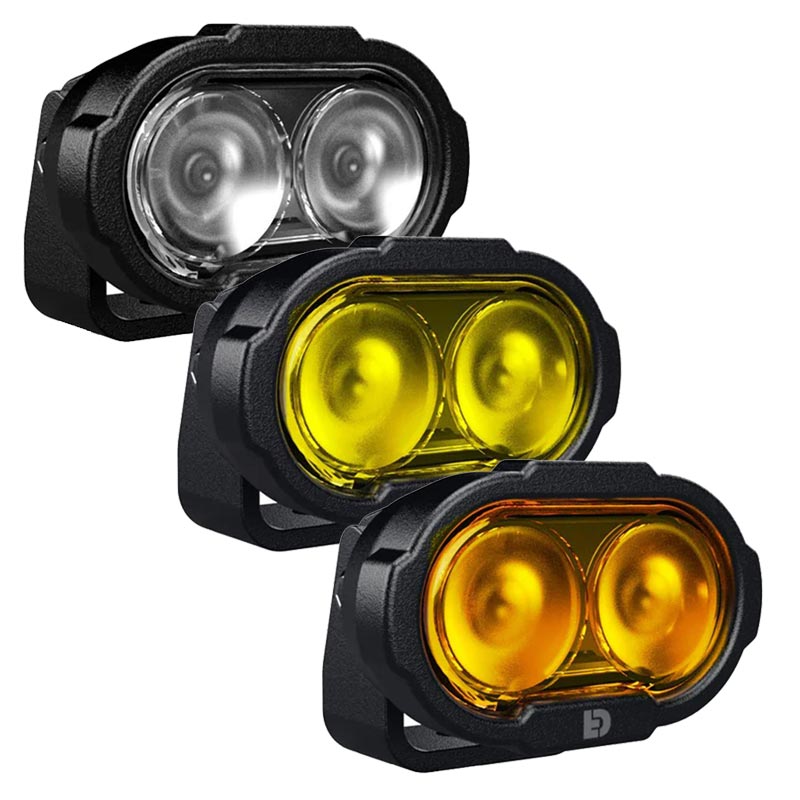 Feux additionnels moto DL2 DENALI. Blackpines.fr