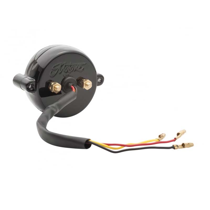 Feu arriere LED homologue BEL AIR noir Motone Customs. Blackpines.fr