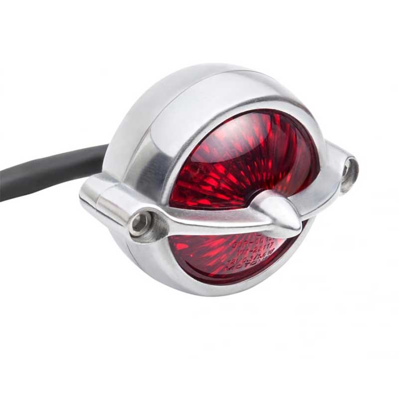 Feu arriere LED homologue BEL AIR poli Motone Customs. Blackpines.fr