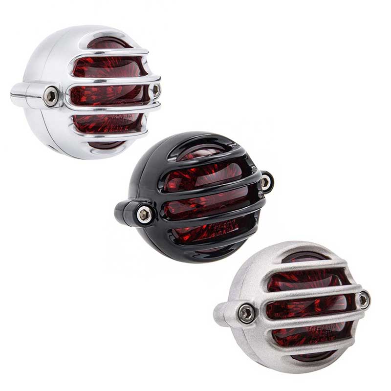Feu arriere moto LED LECTER Motone Customs. Blackpines.fr