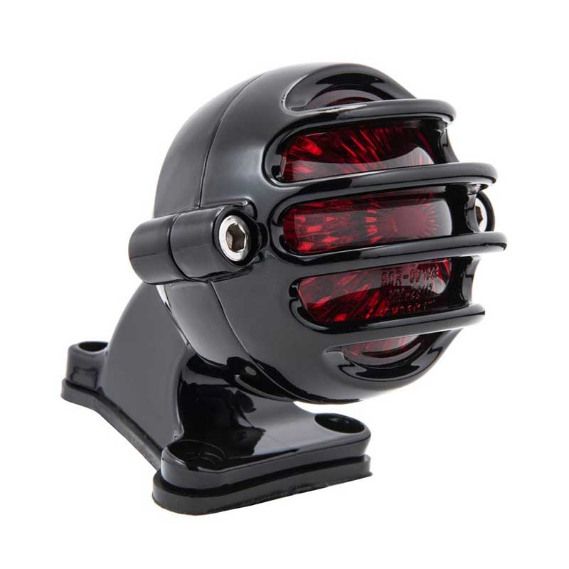 Feu arriere moto LED LECTER Motone Customs. Blackpines.fr