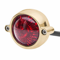 Feu arriere homologue laiton Eldorado Motone. Blackpines.fr