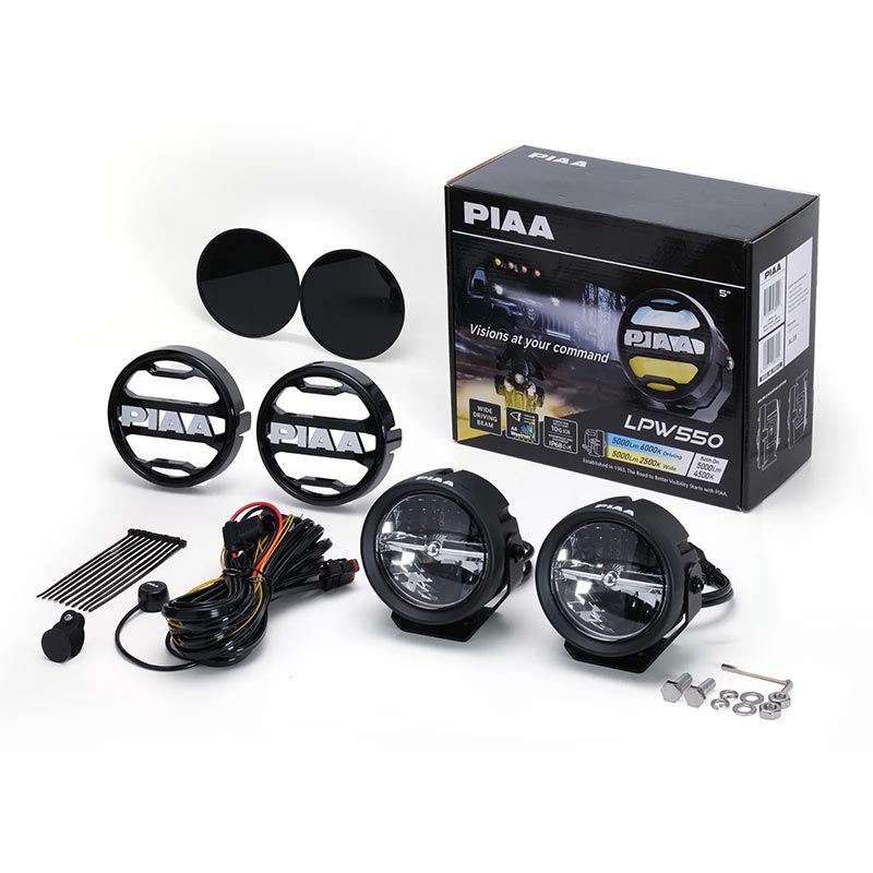 Kit feux additionnels PIAA LPW 550 LED DKW 551.