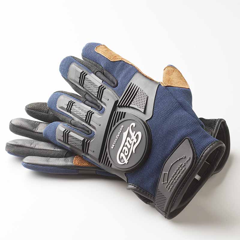 Gants moto Navy Astrail Fuel Motorcycles. Blackpines.fr