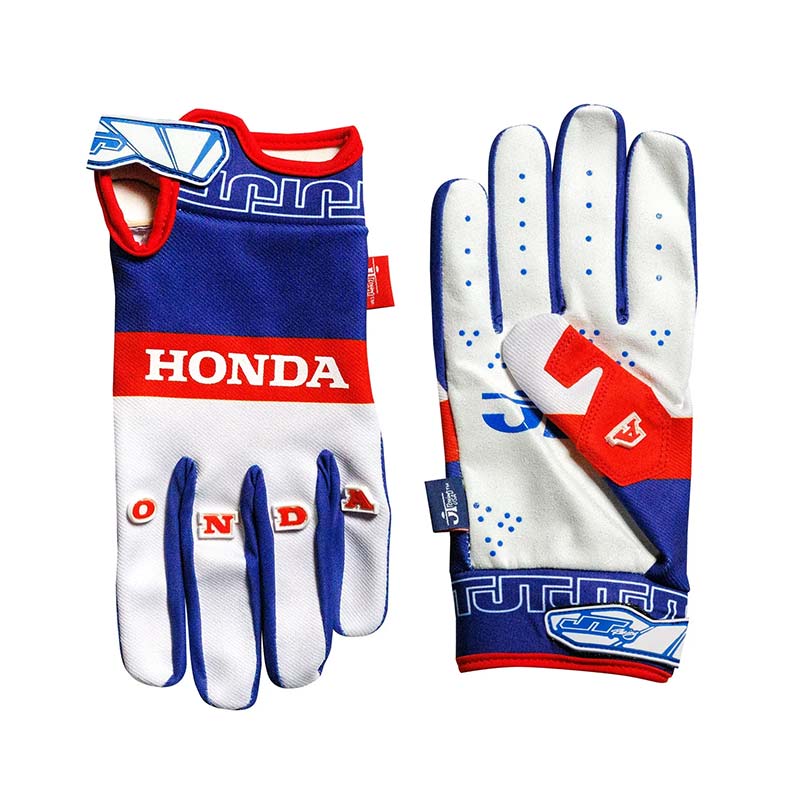 Gants moto MX Honda 1970 pro-lite JT Racing USA.
