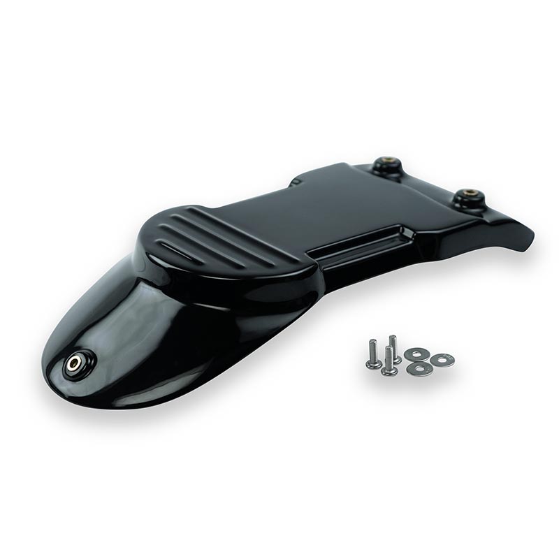 Garde-boue arriere court noir brillant Bonvent Motorbikes pour Royal Enfield serie 650. 