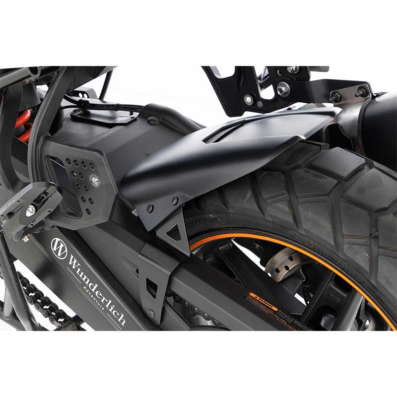 Garde-boue arriere moto Wunderlich Extreme pour Harley-Davidson Pan America. Blackpines.fr