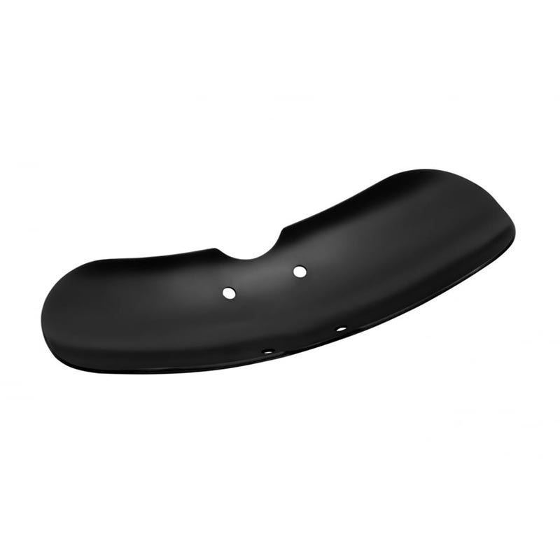 Garde-boue avant noir Motone Customs Shorty pour Triumph roue a rayons. Blackpines.fr