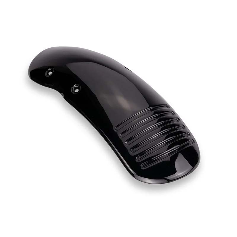 Garde-boue avant court Bonvent Motorbikes en composite renforcé noir brillant pour Hunter 350. 