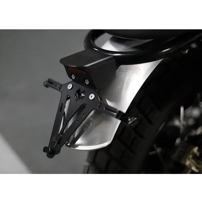 Support plaque moto Hedgehog Motorcycles pour Interceptor 650. Blackpines.fr