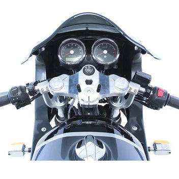 Te de fourche Hedgehog pour Royal Enfield Interceptor et Continental GT650. Blackpines.fr