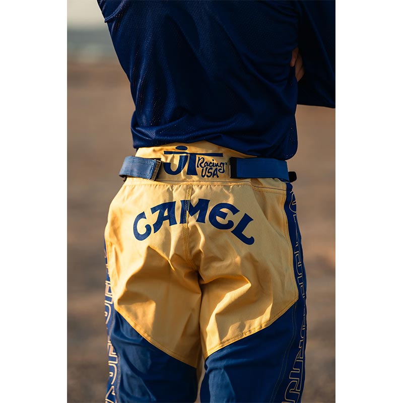 Pantalon MX Camel Bleu JT Racing USA.