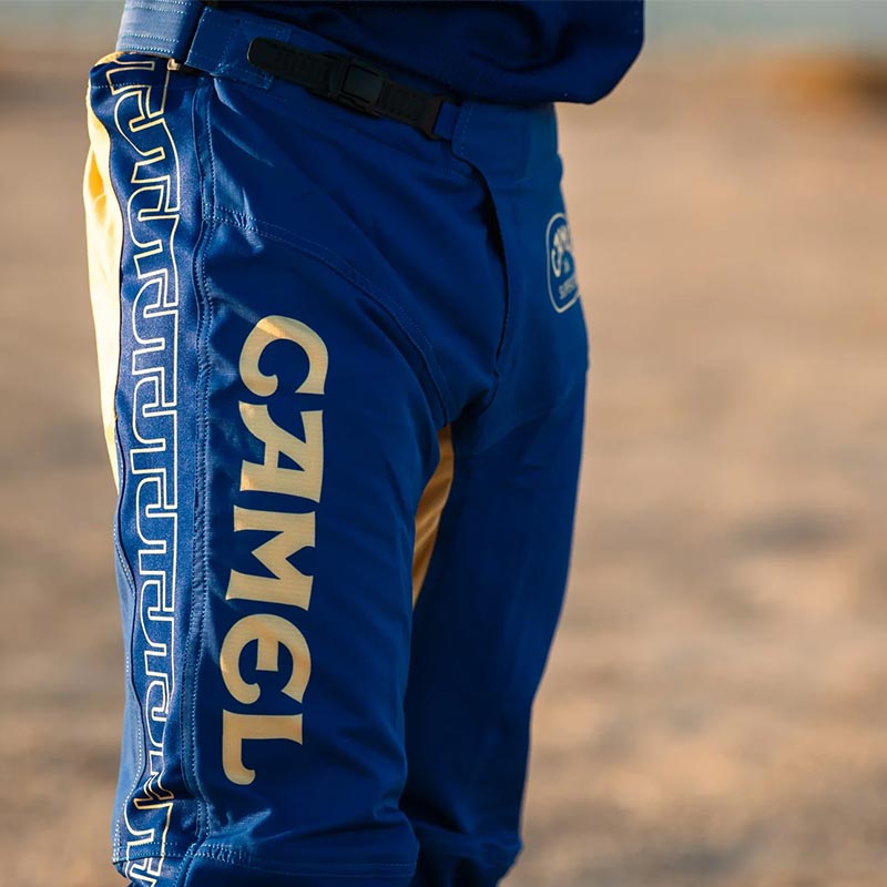 Pantalon MX Camel Bleu JT Racing USA.