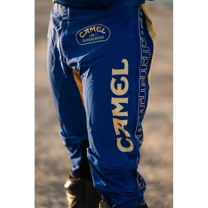 Pantalon MX Camel Bleu JT Racing USA.