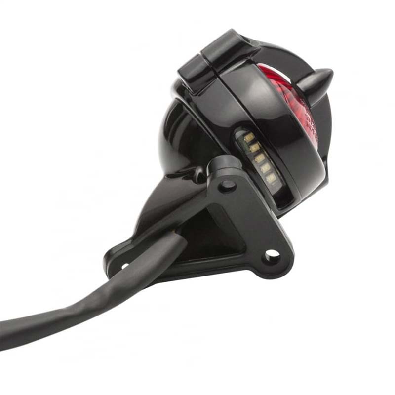 Kit feu arriere LED homologue BEL AIR noir Motone Customs. Blackpines.fr