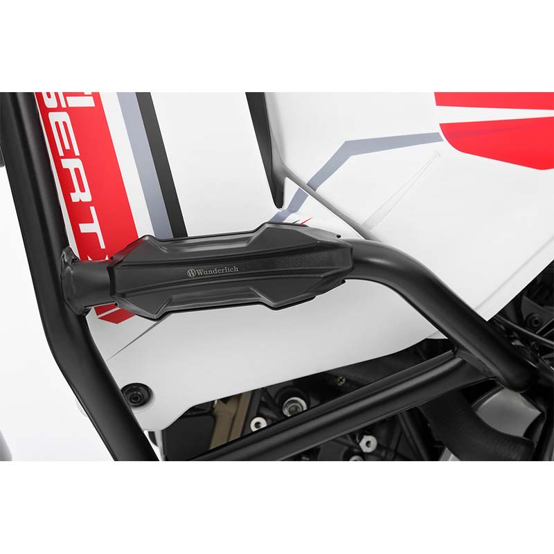 pads noirs pour crash bars Wunderlich. Blackpines.fr