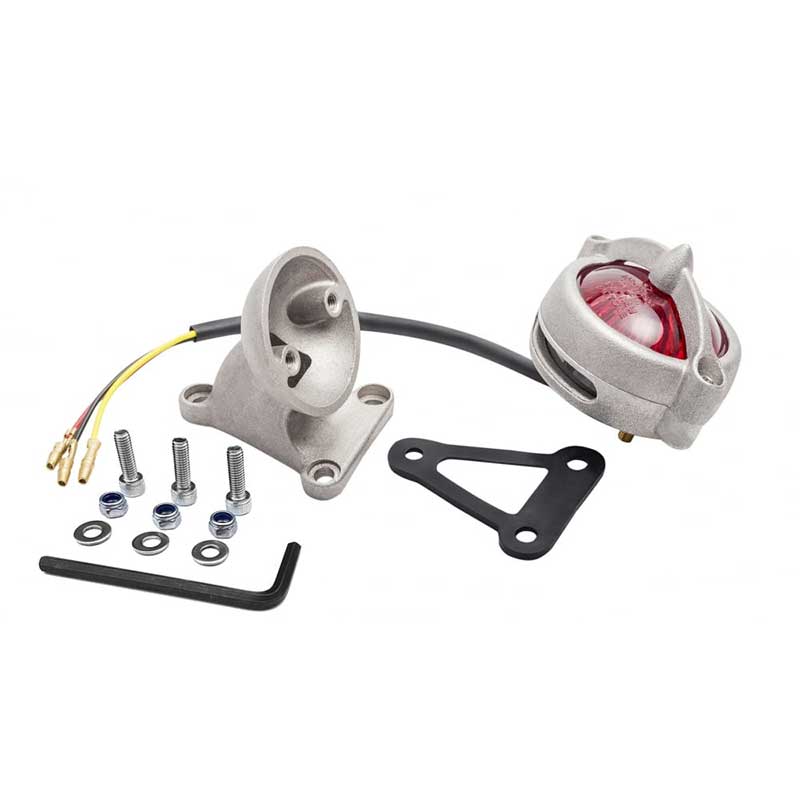 Kit feu arriere LED homologue BEL AIR shot blast Motone Customs. Blackpines.fr